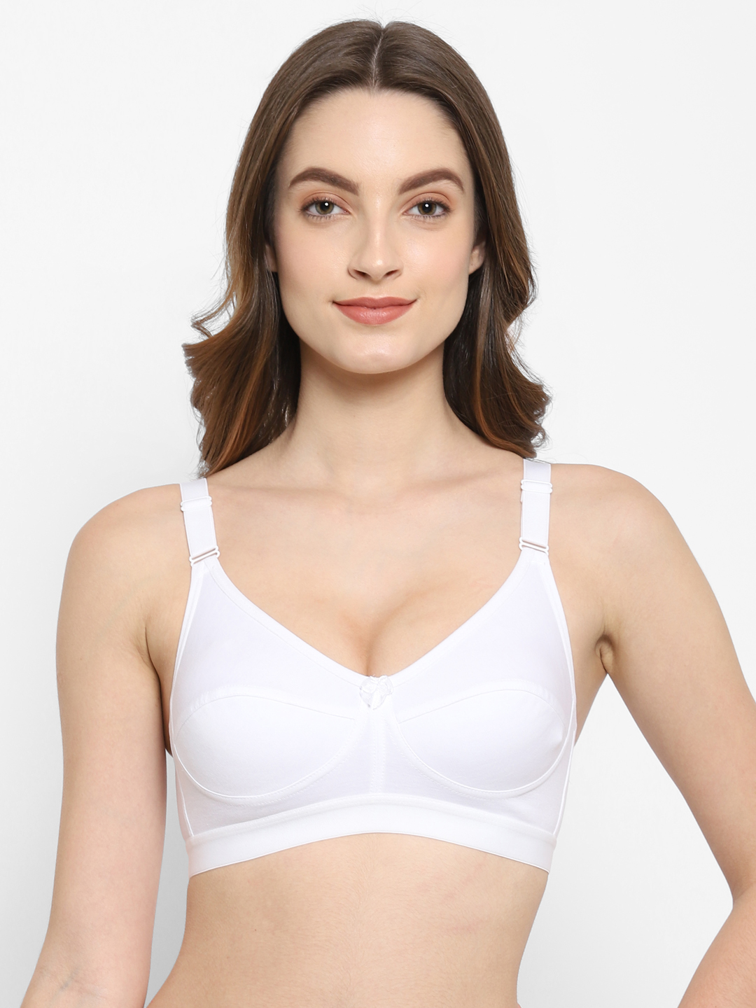 Buy Floret Padded Non Wired Full Coverage Push-Up Bra - Dcyan at