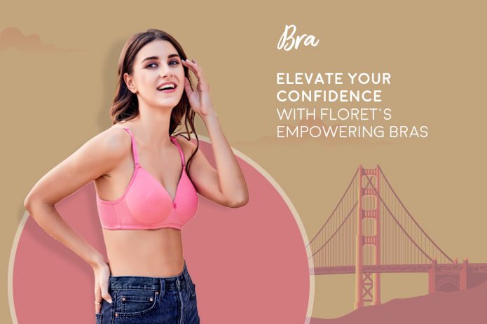 Buy Floret Double Layered Non Wired Full Coverage Super Support Bra - White  Rose at Rs.778 online
